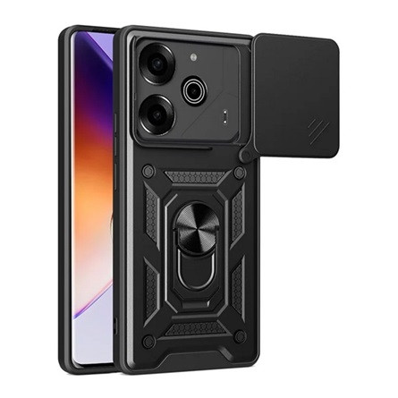 Gigapack Tecno Pova 6 Pro GIGAPACK Defender szilikon telefonvédő ütésállóság, kameravédő, FEKETE