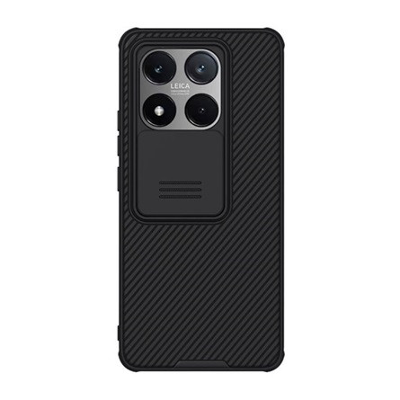 Nillkin Xiaomi 14T NILLKIN CAMSHIELD PRO szilikon telefonvédő ütésállóság, csíkos, FEKETE