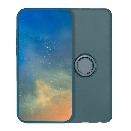 Gigapack Redmi 14C 4G GIGAPACK Szilikon telefonvédő tartógyűrű, kameravédő, SÖTÉTZÖLD