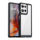 Gigapack Motorola Moto G75 GIGAPACK Szilikon telefonvédő ütésállóság, átlátszó hátlap, FEKETE