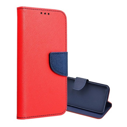 Gigapack Motorola Moto G75 GIGAPACK Tok álló, bőr hatású FLIP, textil hatás, PIROS/KÉK