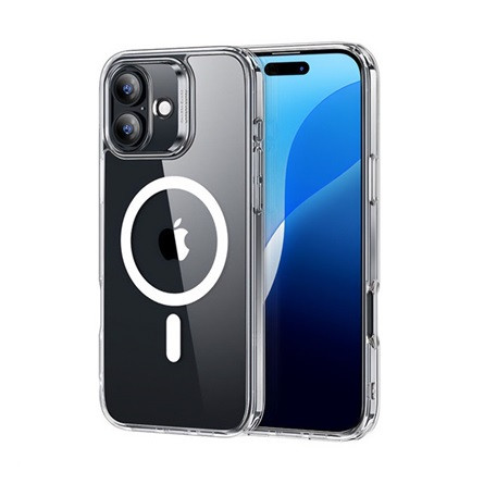 Esr iPhone 16 Plus ESR CH HALOLOCK szilikon telefonvédő ütésállóság, MagSafe, ÁTLÁTSZÓ