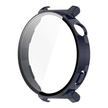 Gigapack Huawei Watch GT 5 Pro 42mm GIGAPACK Műanyag keret BUMPER, ütésállóság + kijelzővédő üveg, SÖTÉTKÉK