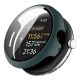 Gigapack Google Pixel Watch 3 45mm GIGAPACK Műanyag keret BUMPER, ütésállóság + kijelzővédő üveg, SÖTÉTZÖLD