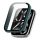 Gigapack Xiaomi Smart Band 9 Pro GIGAPACK Műanyag keret BUMPER, ütésállóság + kijelzővédő üveg, SÖTÉTZÖLD
