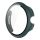 Gigapack Google Pixel Watch 3 41mm GIGAPACK Műanyag keret BUMPER, ütésállóság + kijelzővédő üveg, SÖTÉTZÖLD