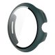Gigapack Google Pixel Watch 3 41mm GIGAPACK Műanyag keret BUMPER, ütésállóság + kijelzővédő üveg, SÖTÉTZÖLD