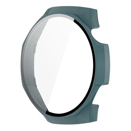 Gigapack Huawei Watch GT 5 Pro 46mm GIGAPACK Műanyag keret BUMPER, ütésállóság + kijelzővédő üveg, SÖTÉTZÖLD