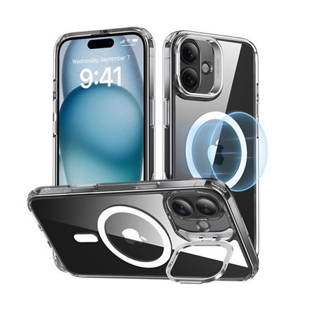 Esr iPhone 16 Plus ESR CH HALOLOCK szilikon telefonvédő ütésállóság, MagSafe, ÁTLÁTSZÓ