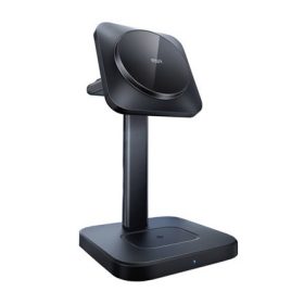   Esr iPhone 8 4.7 ESR HALOLOCK asztali töltőállvány 3in1 15W, Apple Watch töltő, FEKETE