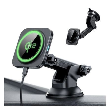 ESR HALOLOCK Qi2 autós tartó műszerfalra, wireless, FEKETE