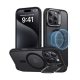 Esr iPhone 16 Pro ESR HYBRID HALOLOCK szilikon telefonvédő ütésállóság, matt, FEKETE