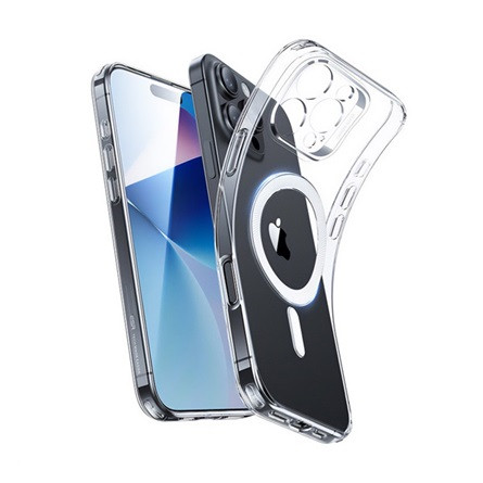 Esr iPhone 16 Pro Max ESR ZERO HALOLOCK szilikon telefonvédő ütésállóság, MagSafe, ÁTLÁTSZÓ