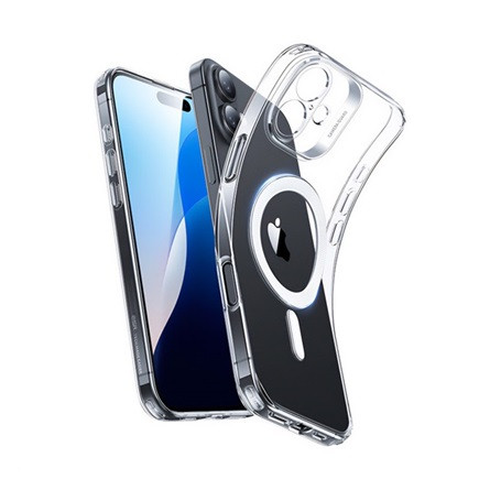 Esr iPhone 16 ESR ZERO HALOLOCK szilikon telefonvédő ütésállóság, MagSafe, ÁTLÁTSZÓ