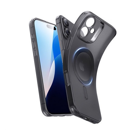 Esr iPhone 16 ESR ZERO HALOLOCK szilikon telefonvédő ütésállóság, MagSafe, FEKETE