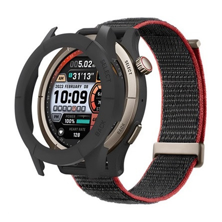 Gigapack Amazfit Cheetah Pro GIGAPACK Műanyag keret BUMPER, ütésállóság, FEKETE
