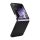 Gigapack Xiaomi Mix Flip GIGAPACK Műanyag telefonvédő ütésállóság, karbon minta, FEKETE