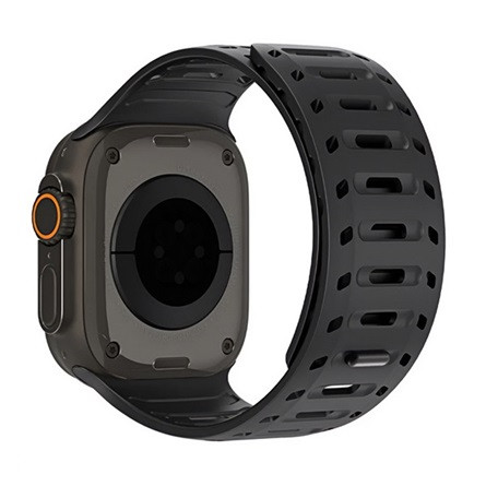 Dux Ducis Apple Watch Series 5 44mm DUX DUCIS CS pótszíj egyedi méret, mágneses, FEKETE