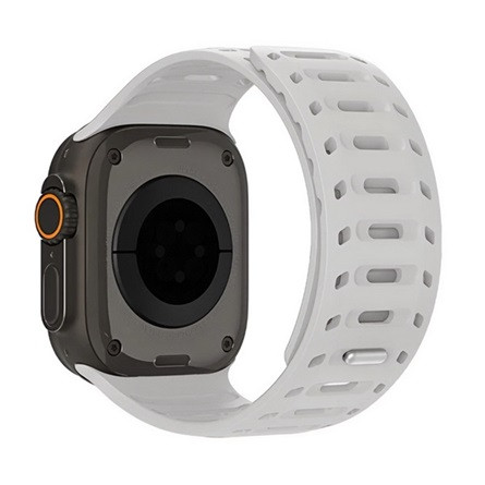 Dux Ducis Apple Watch Series 5 44mm DUX DUCIS CS pótszíj egyedi méret, mágneses, SÖTÉTSZÜRKE