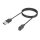 Gigapack Honor Choice Haylou Watch GIGAPACK Töltőkábel USB mágneses, 100cm, FEKETE