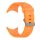 Gigapack Google Pixel Watch 3 45mm GIGAPACK Pótszíj egyedi méret, szilikon, NARANCSSÁRGA