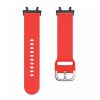 Gigapack Amazfit Active Edge GIGAPACK Pótszíj egyedi méret, szilikon, PIROS