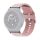 Gigapack Amazfit Active Edge GIGAPACK Pótszíj egyedi méret, szilikon, RÓZSASZÍN