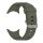 Gigapack Google Pixel Watch 3 45mm GIGAPACK Pótszíj egyedi méret, szilikon, SÖTÉTZÖLD