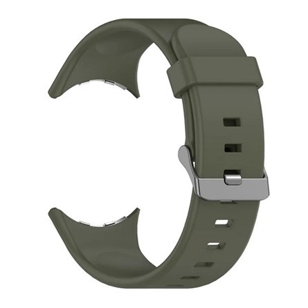 Gigapack Google Pixel Watch 3 45mm GIGAPACK Pótszíj egyedi méret, szilikon, SÖTÉTZÖLD