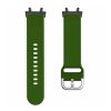 Gigapack Amazfit Active Edge GIGAPACK Pótszíj egyedi méret, szilikon, SÖTÉTZÖLD