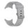 Gigapack Google Pixel Watch 3 45mm GIGAPACK Pótszíj egyedi méret, szilikon, VILÁGOSSZÜRKE