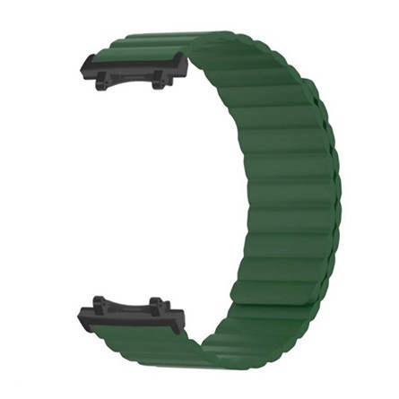Gigapack Amazfit T-Rex 3 GIGAPACK Pótszíj egyedi méret, mágneses, SÖTÉTZÖLD