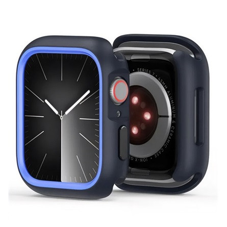 Dux Ducis Apple Watch Series 10 46mm DUX DUCIS BAMO műanyag óra keret ütésállóság SÖTÉTKÉK