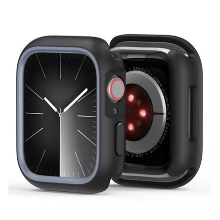 Dux Ducis Apple Watch Series 10 46mm DUX DUCIS BAMO műanyag óra keret ütésállóság SÖTÉTSZÜRKE