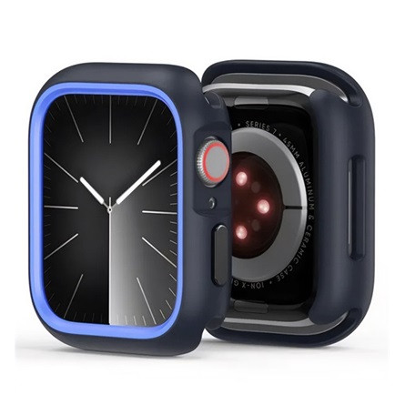 Dux Ducis Apple Watch Series 10 42mm DUX DUCIS BAMO műanyag óra keret ütésállóság SÖTÉTKÉK