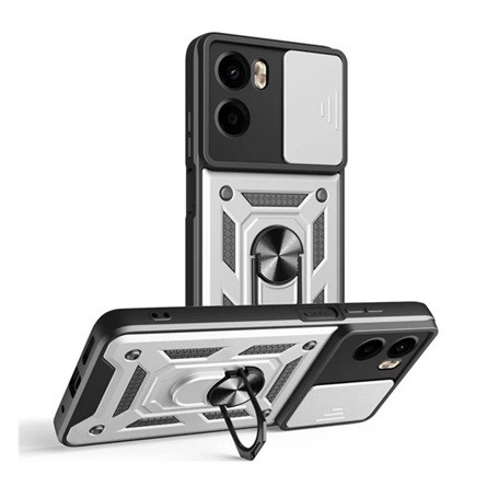 Gigapack Motorola Moto G05 GIGAPACK Defender szilikon telefonvédő ütésállóság, kameravédő, EZÜST