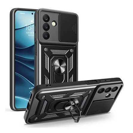 Gigapack Samsung A26 5G GIGAPACK Defender szilikon telefonvédő ütésállóság, kameravédő, FEKETE