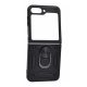 Gigapack Samsung Z Flip6 GIGAPACK Defender szilikon telefonvédő ütésállóság, kameravédő, FEKETE