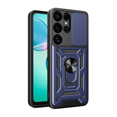 Gigapack Samsung S25 Ultra GIGAPACK Defender szilikon telefonvédő ütésállóság, kameravédő, SÖTÉTKÉK