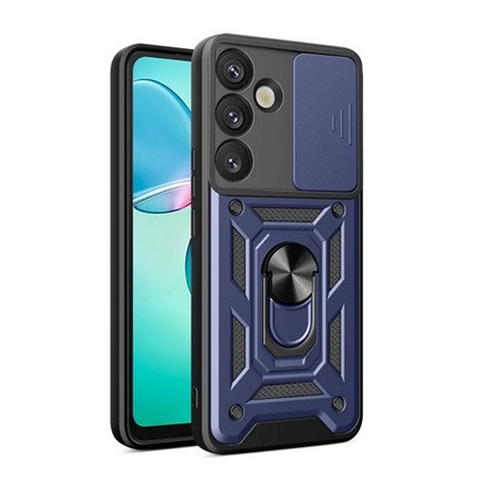 Gigapack Samsung S25 Plus GIGAPACK Defender szilikon telefonvédő ütésállóság, kameravédő, SÖTÉTKÉK