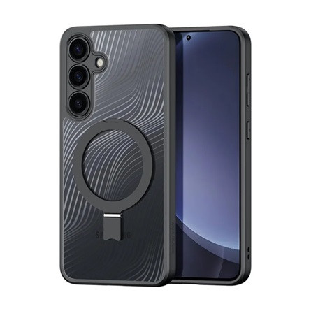Dux Ducis Samsung S25 Plus DUX DUCIS AIMO szilikon telefonvédő ütésállóság, hullám, FEKETE