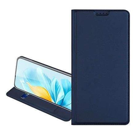 Dux Ducis Samsung S25 Plus DUX DUCIS SKIN PRO tok álló, bőr hatású FLIP, asztali tartó, SÖTÉTKÉK