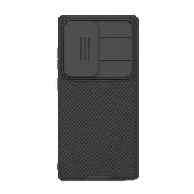   Nillkin Samsung S25 Ultra NILLKIN CAMSHIELD PRO szilikon telefonvédő ütésállóság, csíkos, FEKETE