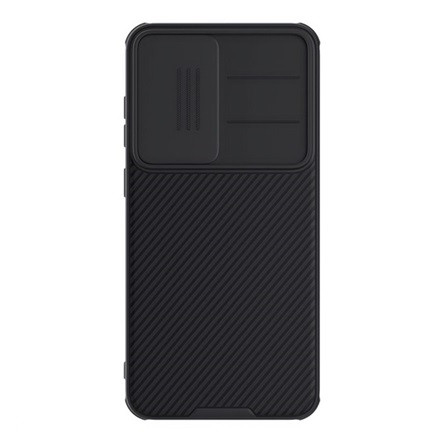Nillkin Samsung S25 Plus NILLKIN CAMSHIELD PRO szilikon telefonvédő ütésállóság, csíkos, FEKETE