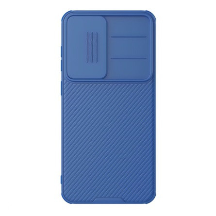 Nillkin Samsung S25 Ultra NILLKIN CAMSHIELD PRO szilikon telefonvédő ütésállóság, csíkos, SÖTÉTKÉK
