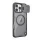 Nillkin iPhone 16 Pro NILLKIN ICEBLADE PROP szilikon telefonvédő ütésállóság, MagSafe, FEKETE