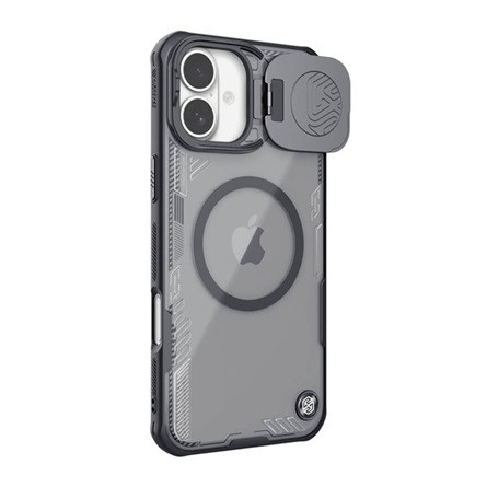 Nillkin iPhone 16 NILLKIN ICEBLADE PROP szilikon telefonvédő ütésállóság, MagSafe, FEKETE