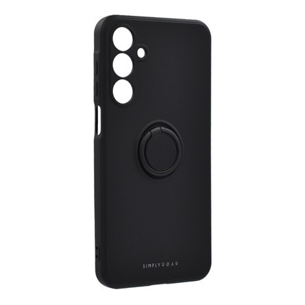 Roar Samsung S25 ROAR AMBER szilikon telefonvédő tartógyűrű, kameravédő, FEKETE