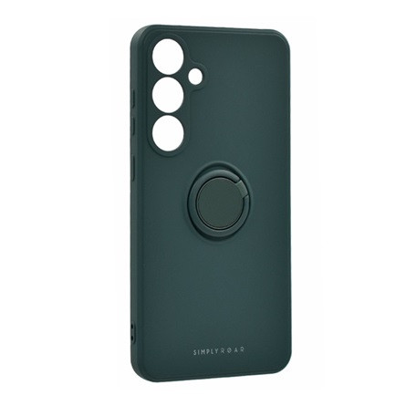 Roar Samsung S25 Plus ROAR AMBER szilikon telefonvédő tartógyűrű, kameravédő, SÖTÉTZÖLD
