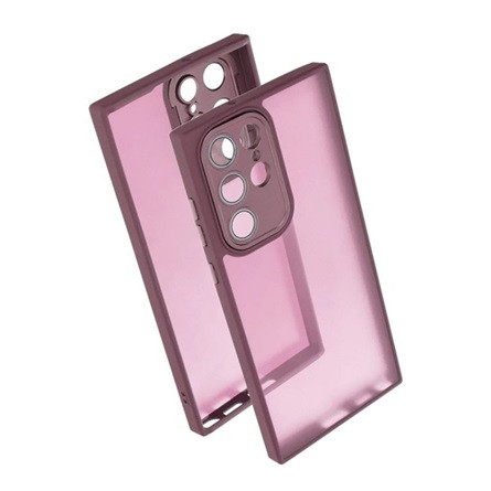Gigapack Samsung S25 Ultra GIGAPACK Szilikon telefonvédő ütésállóság, kameravédő, LILA
